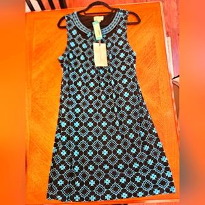 Magnolia GraceWomen's Knit Dress Medium Business Casual Black Emb, Size XL